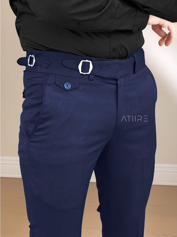 DUSK SINGLE PLEATED BUCKLE GURKHA PANTS BY ATIIRE