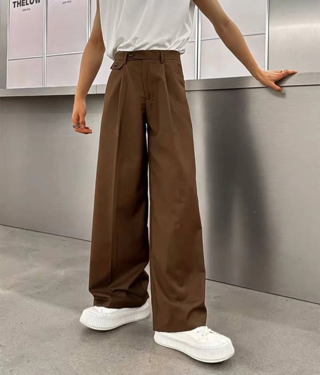 Oh So Wide Korean Men Pants BY ATIIRE