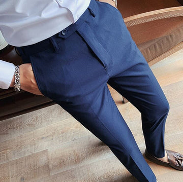 NAVY BLUE FORMAL PANTS BY ATIIRE