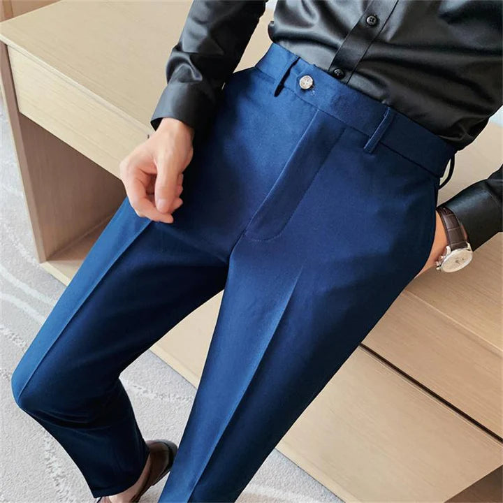 NAVY BLUE FORMAL PANTS BY ATIIRE